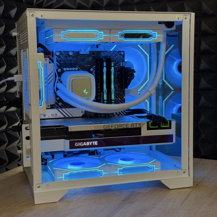 All White ігровий пк Rtx 3080, Ryzen 7, 32Gb
