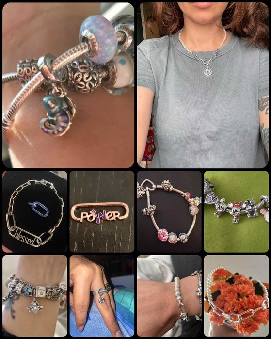 Pulseiras, contas e acessórios extensores p pulseiras Pandora NOVOS