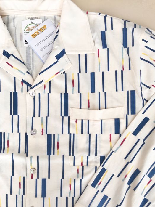 Чоловіча піжамна сорочка з високоякісної 100% бавовни BAUR (Німеччина)