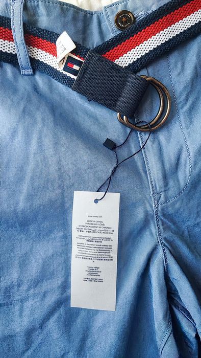 Calções + Cinto Tommy Hilfiger NOVOS