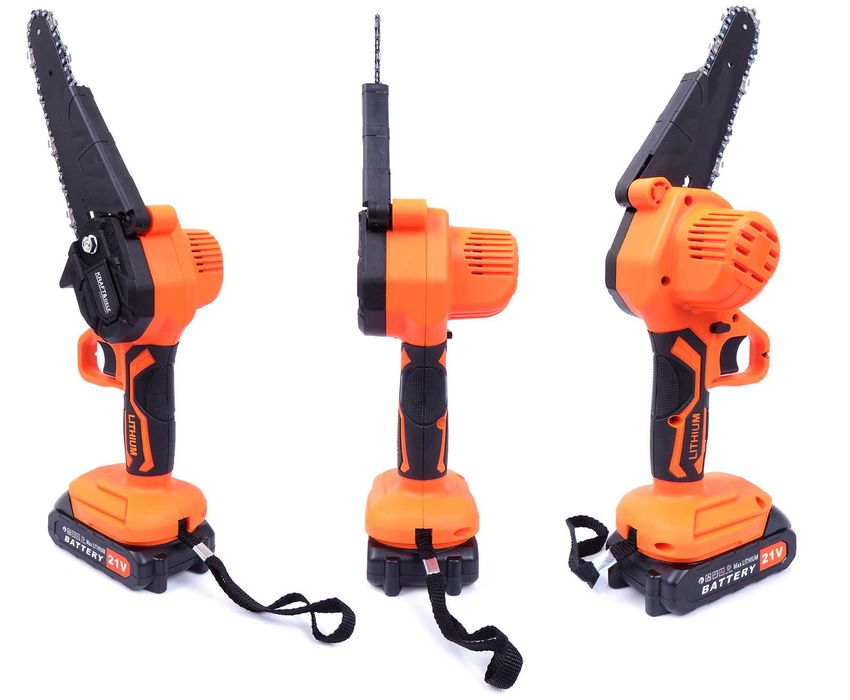 KRAFT&DELE Mini Piła Łańcuchowa Akumulatorowa Pilarka 6" 19cm KD10626