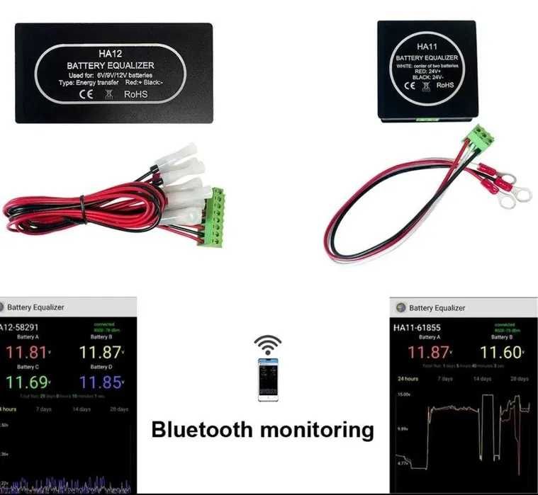Балансир для акб аккумулятора блютуз HA11 НA 12 для 24 48 В
