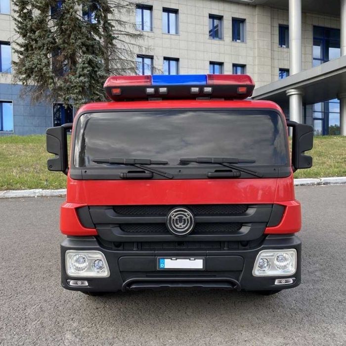 Wóz Strażacki MAN Auto AKUMULATOR Ciężarówka Straż Pożarna RC 2 DZIECI