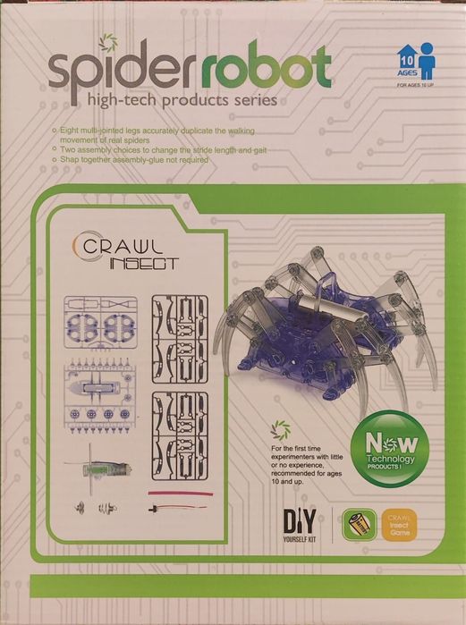 Robot pająk do samodzielnego montażu