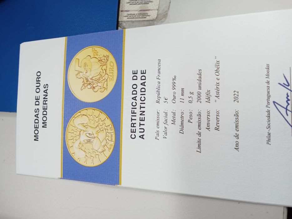 Moedas de ouro modernas