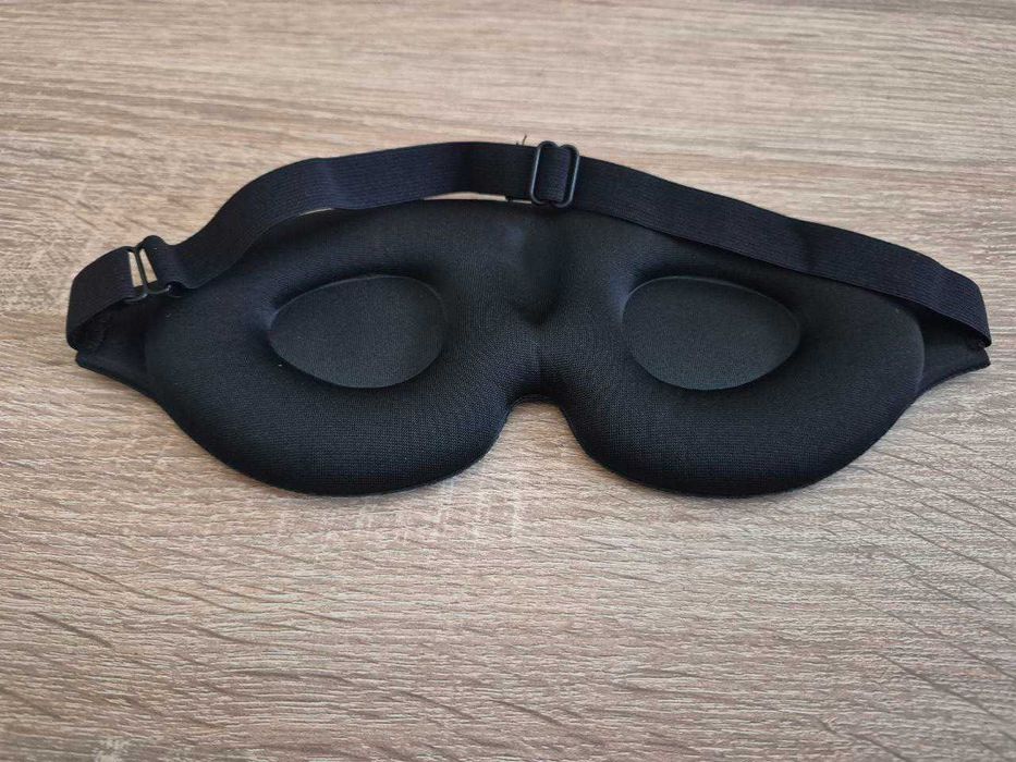 Маска для сну з шовку clefers w32 з ефектом пам'яті 3d дихаюча унісекс