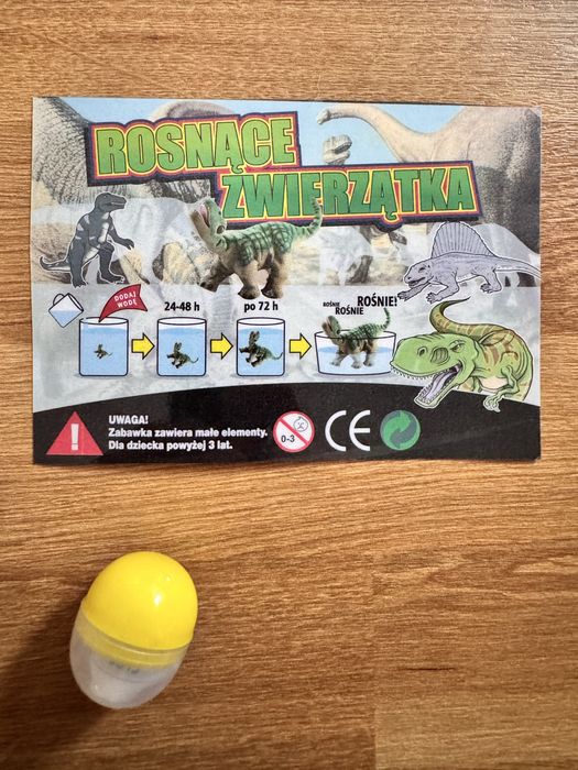 Zasyp do automatu rosnące dinozaury 121 szt.