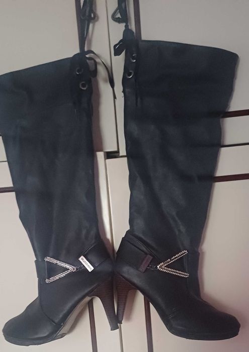 Swietne kozaki na obcasie