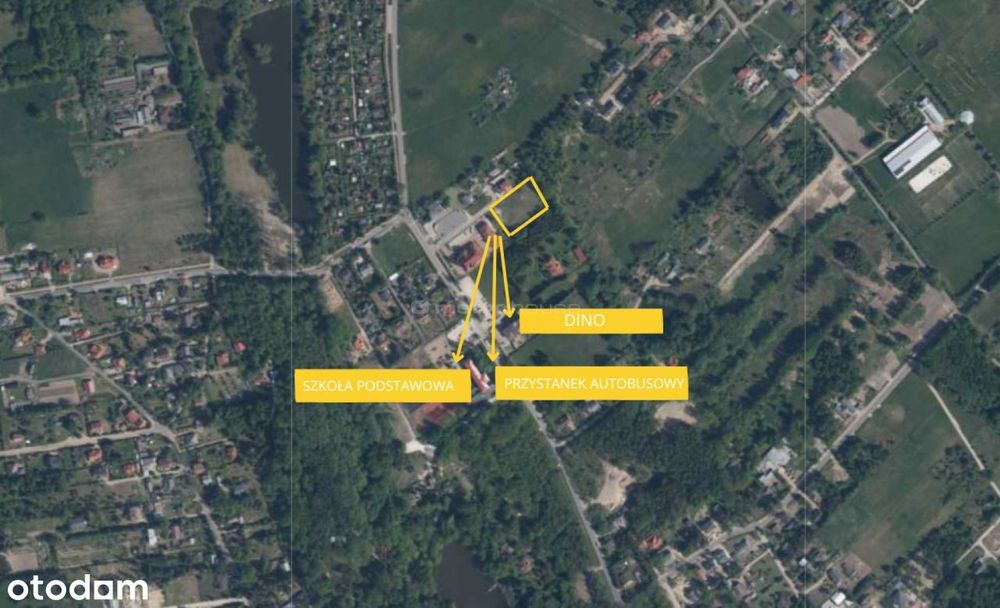 Działka 4111 m² – Adamowizna | MPZP, media, super lokalizacja