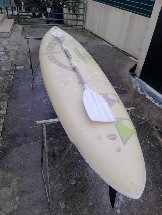 Prancha stand up paddle e kayak com pagaia dupla alumínio