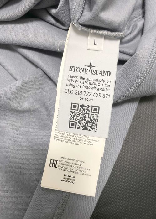 Stone Island Patch T-shirt 'Mid Grey'