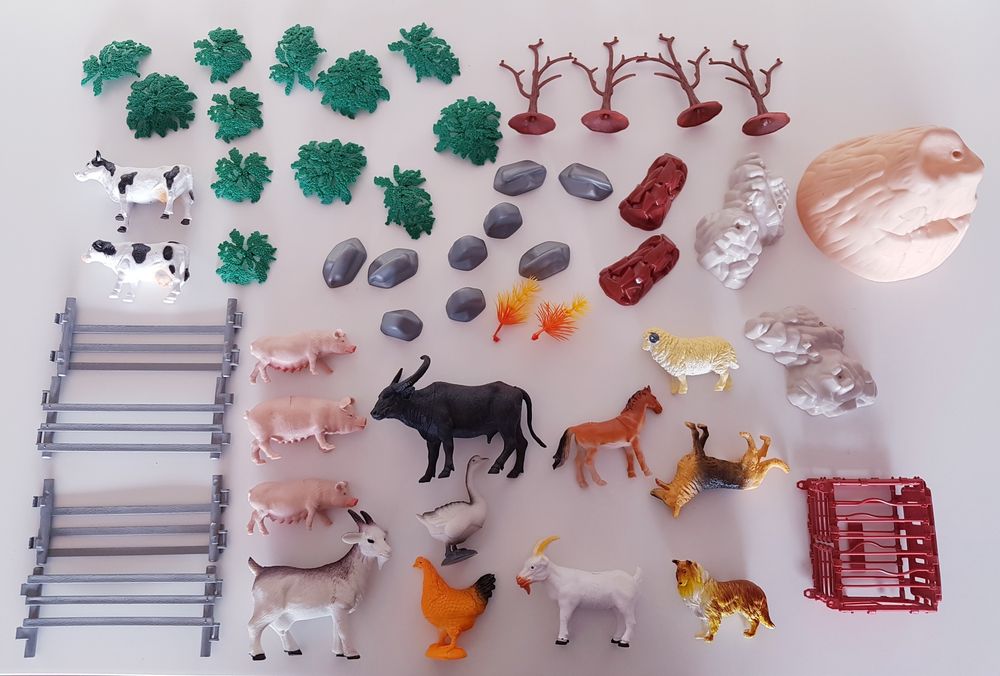 Conjunto 51 pcs Animais da Quinta (Portes Incluídos)