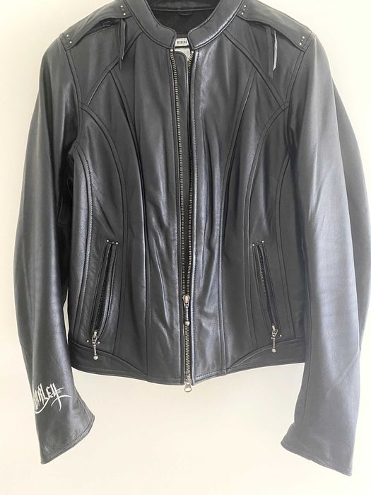 casaco pele senhora Harley Davidson