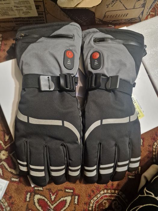 Solidne rekawice narciarskie podgrzewane Grzewcze L