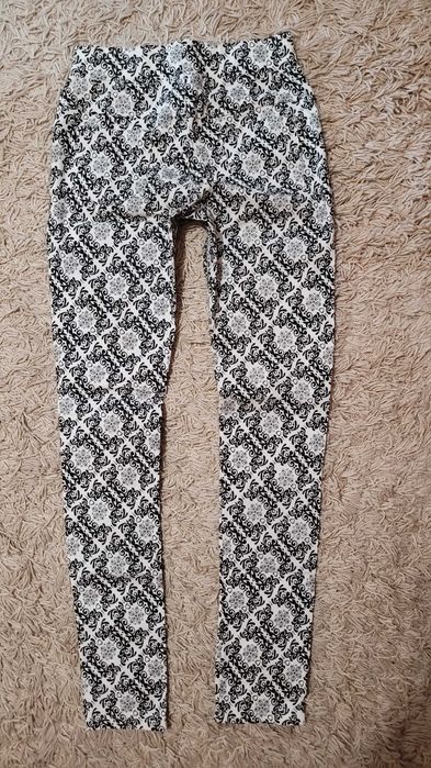 Spodnie materiałowe jak legginsy 36