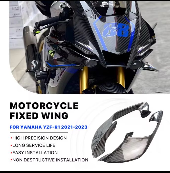 Winglet R1|Winglet Yamaha R1|Winglet Yamaha R1m|