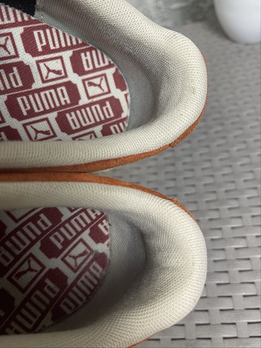 Puma Delphin кроссовки кеды 42 размер кожаные оранжевые оригинал