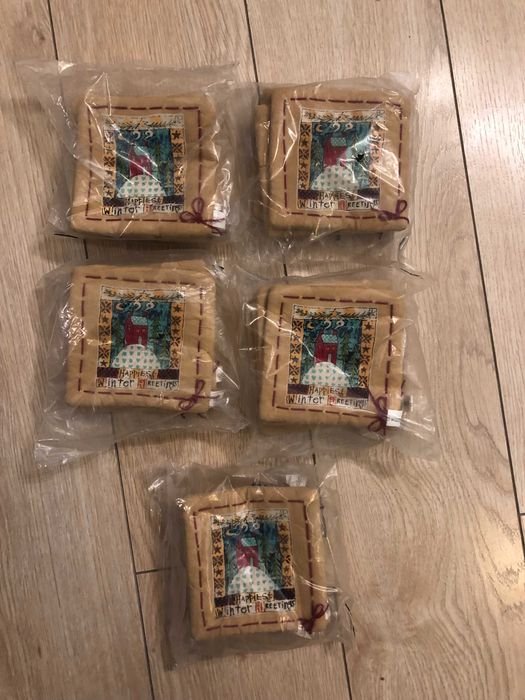 Świąteczne podkładki pod napoje x16