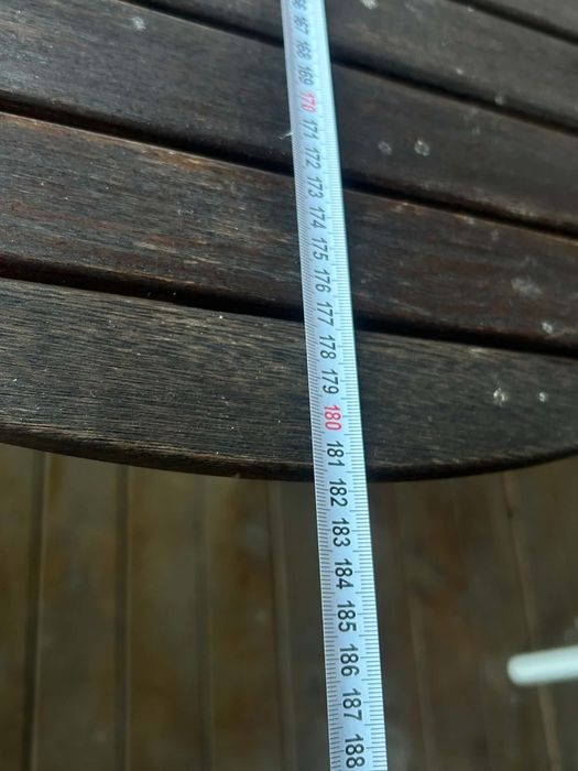 Stół tarasowy i 4 krzesła