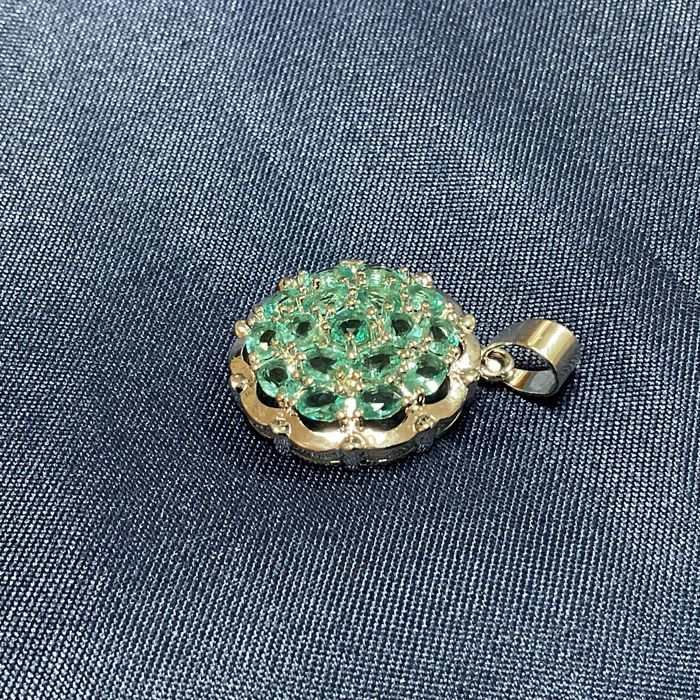 Pendente prata 925 medidas de 3 cm