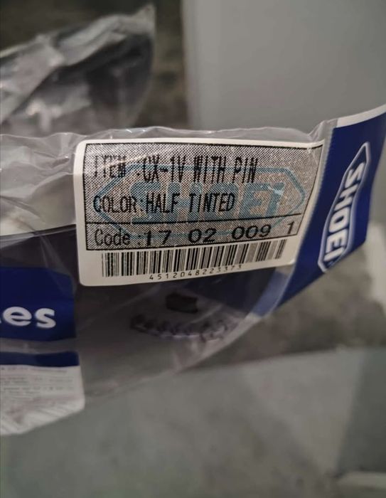 Viseira SHOEI CX-1V com PIN