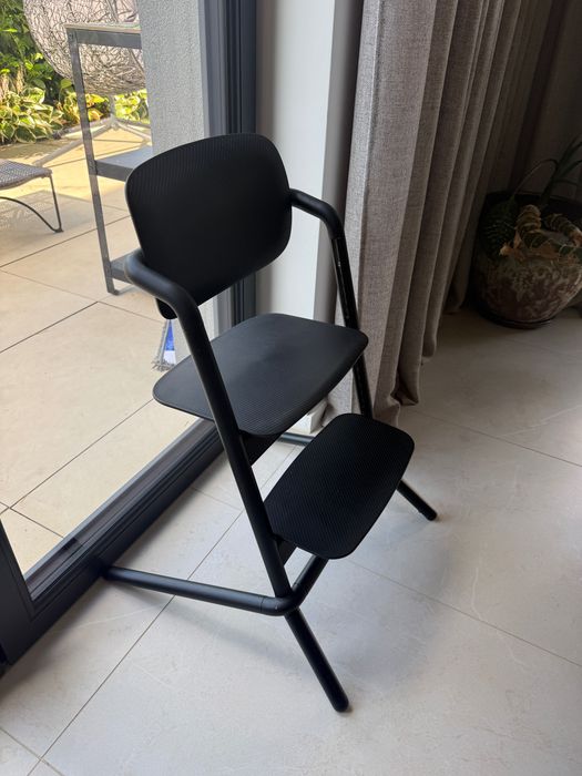 Cybex lemo krzesłko do karmienia czarne dziecięce metalowe 2 sztuki