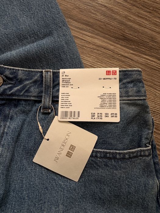 Жіночі джинси baggy Uniqlo JW Anderson 28 poзмір