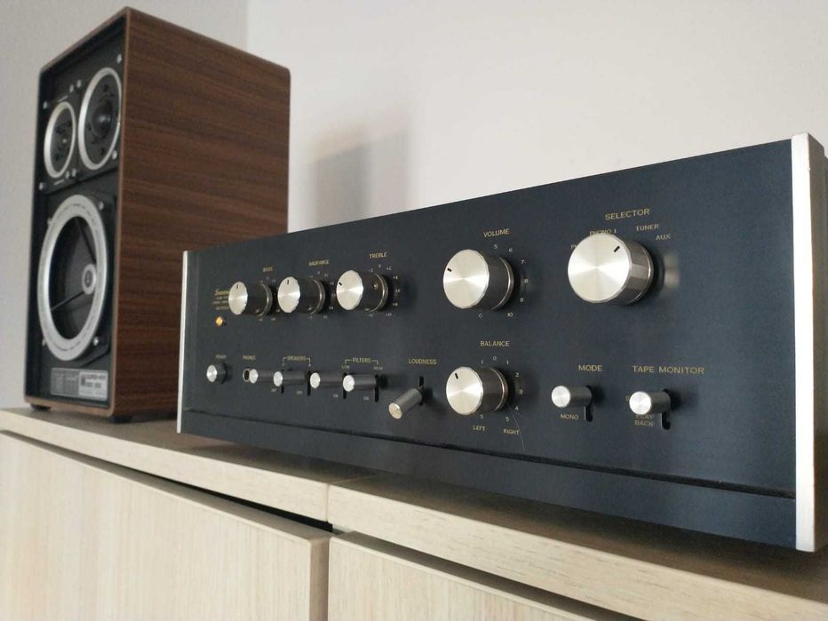 Sansui AU-555A po recapie