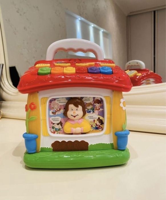 Развивающая игрушка Музыкальный Домик, песенки, Алфавит, пианино