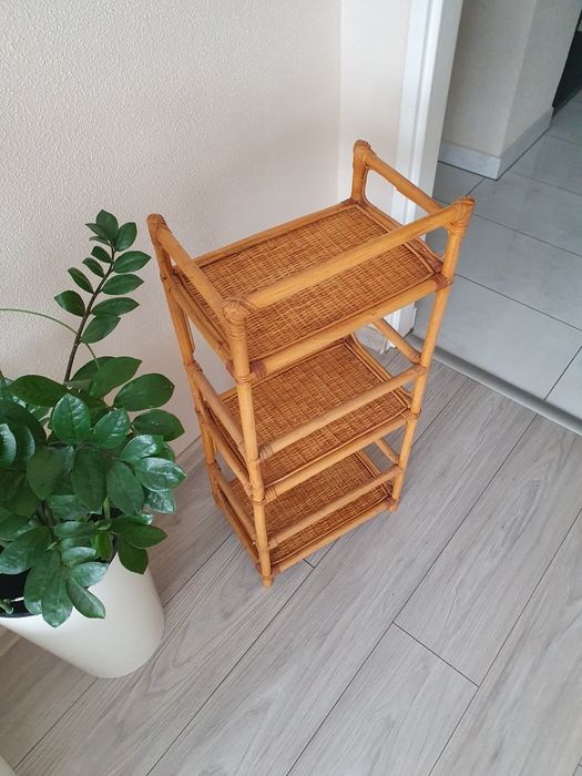 Pułki stojące ratan-bambus