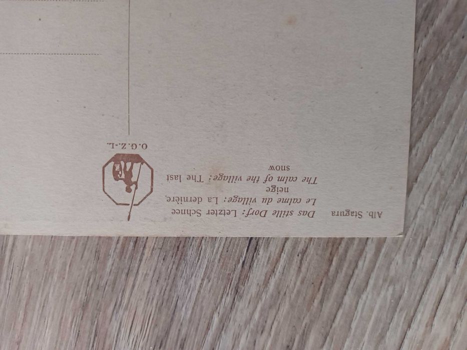 Stara Pocztówka w języku niemieckim