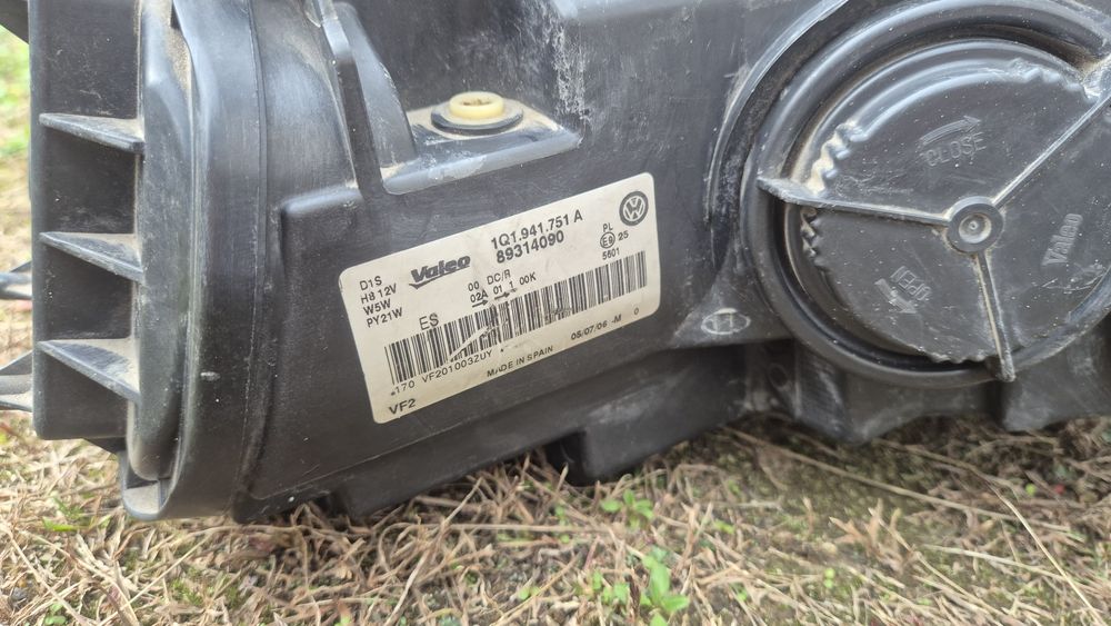 Reflektor lampy VW eos Xenon 1Q1.941751A 1Q1.941752A