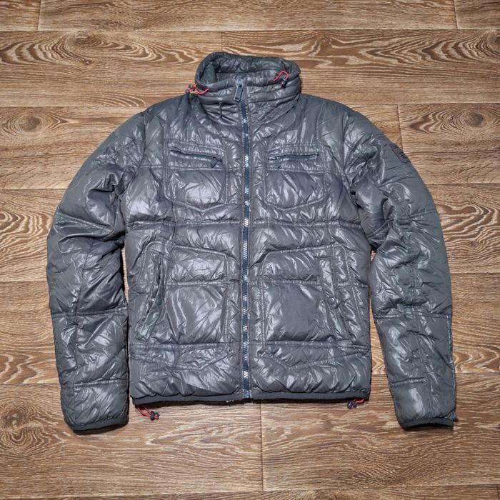 Винтажная Куртка Diesel Серая Зеленая Мужская Размер M L Лого drip