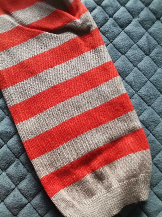 Sweter w paski cienki