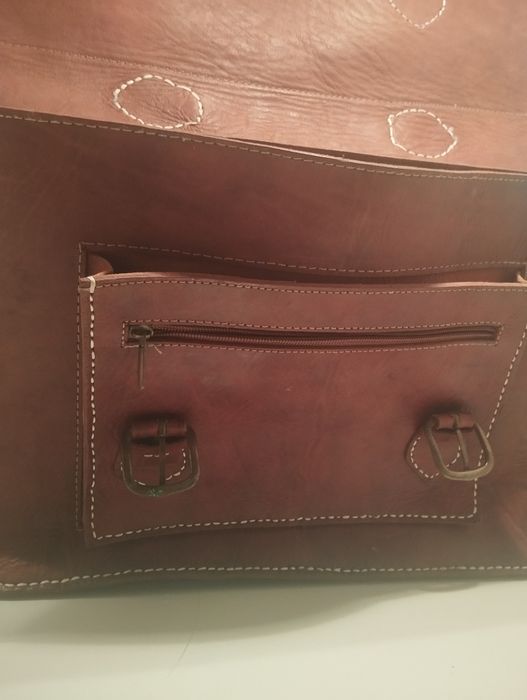 Bolsa em couro pasta