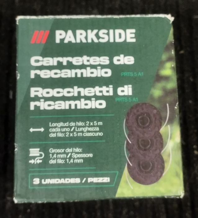 3 Spools of Line for Parkside Lawn Trimmers64171279122562121