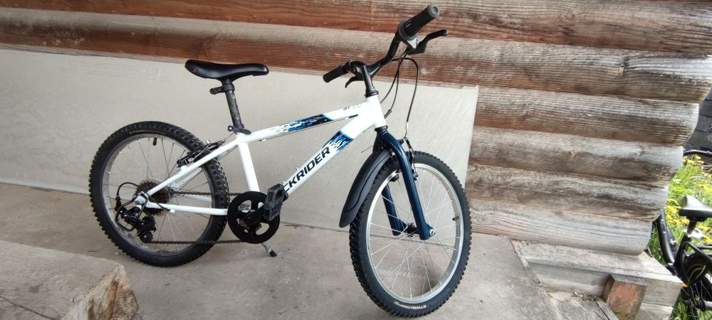 Дитячий велосипед гірський BTWIN Rockrider ST 120 білий 20"