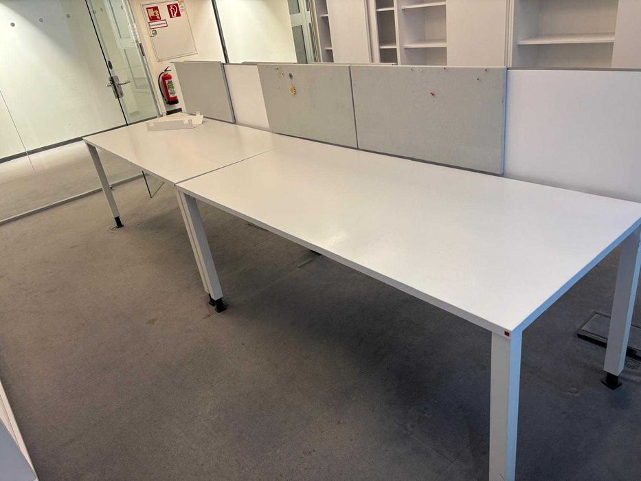 Biurko białe Blaha 180x80