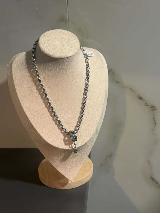 Ładny srebrny łańcuszek  z zawieszką pr925, 67.99gr/Lombard Krzysiek