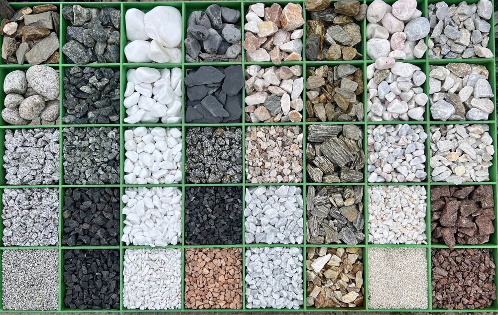 Kamienie ozdobne ogrodowe grys kora otoczak łupek gabion