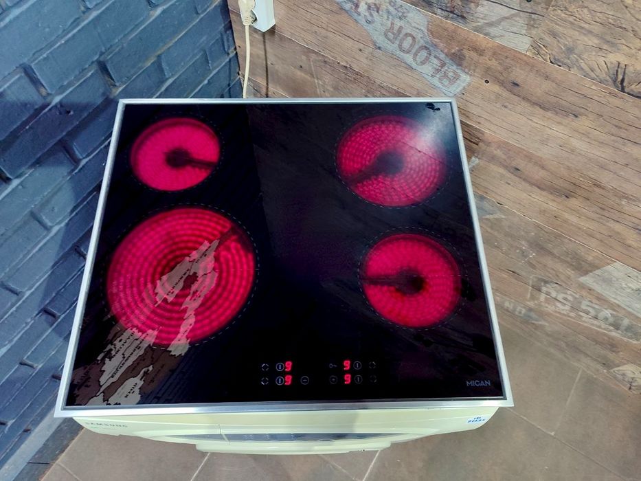 Варильна поверхня VOV VGH60-4013GLW газова, індукція, склокераміка