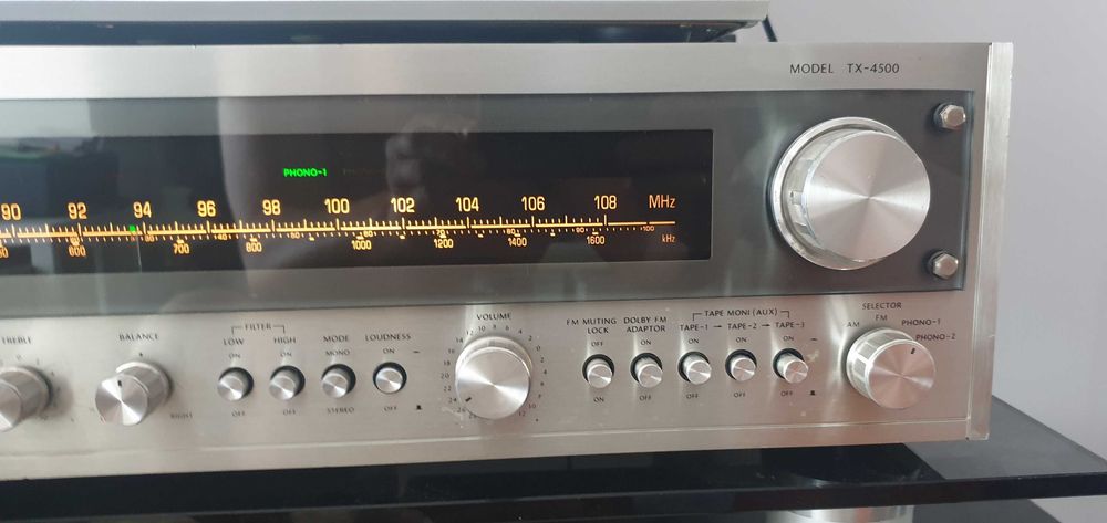 Onkyo TX-4500 amplituner stereo 1978 solidny po serwisie.