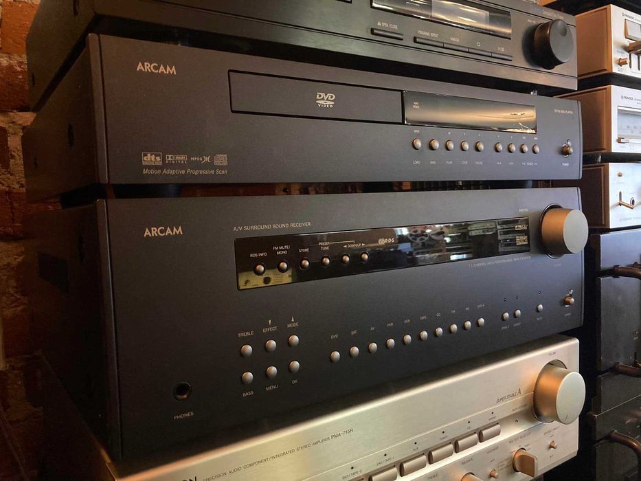 Retrospekcja Arcam AVR-250 DV-78 Cambridge Audio D-500