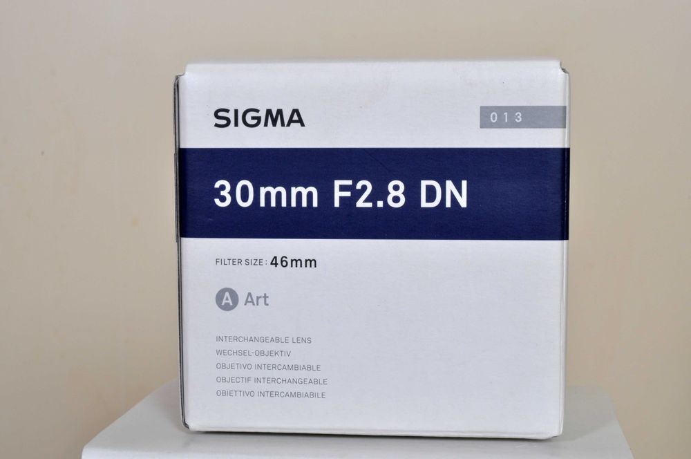 ( LUMIX ) Sigma Art 30mm F: 2.8 ( 4/3 ). Novo, fatura, garantia 5 anos64585491053955123