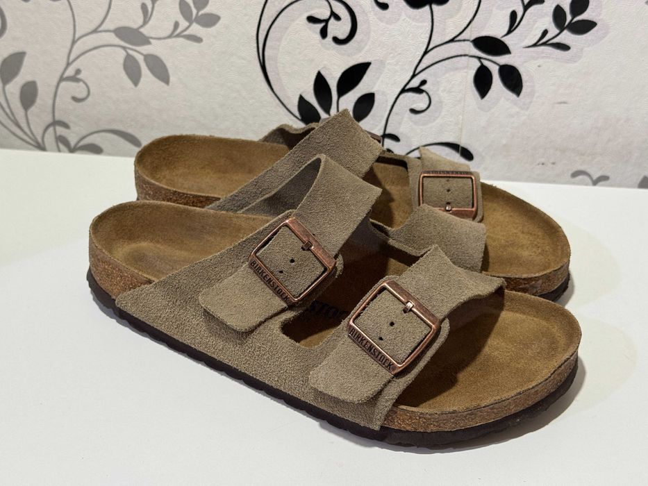 Шльопанці Birkenstock Arizona Suede lether, 41р, 43р