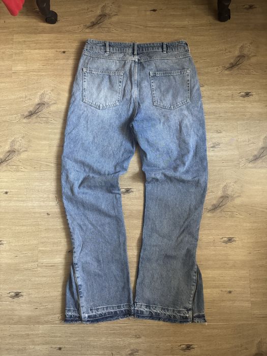 Zara flared zip джинси зара флейред