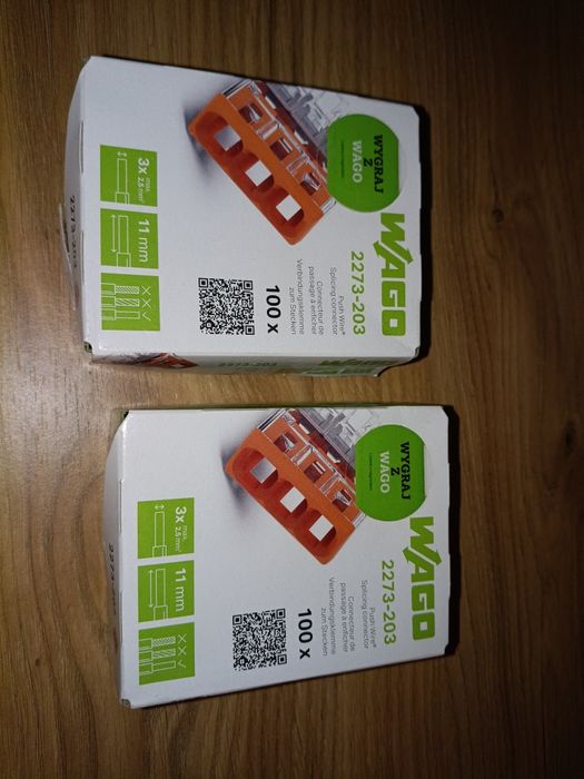 Złączka wago 3 torowa