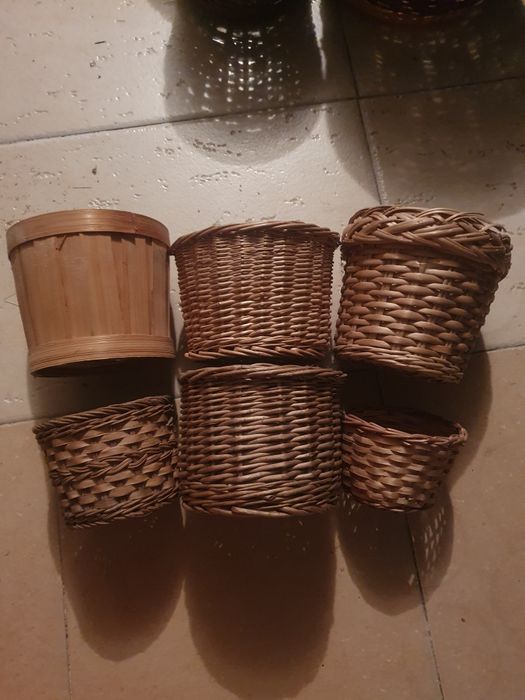 Zestaw wiklinowych osłonek do doniczek