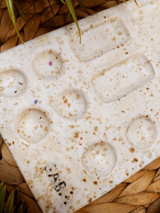 Ceramiczna paleta na farby