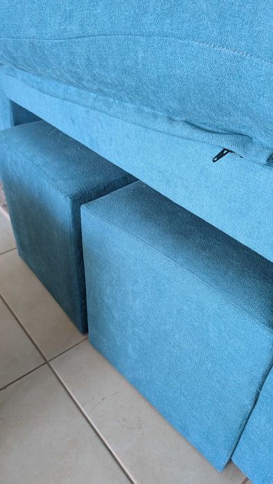 Sofá 3 lugares com chaise longue